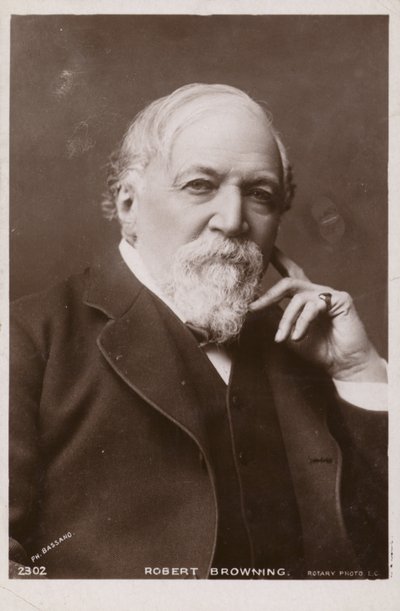 Robert Browning (1812-1889), Engelse dichter en toneelschrijver door English Photographer